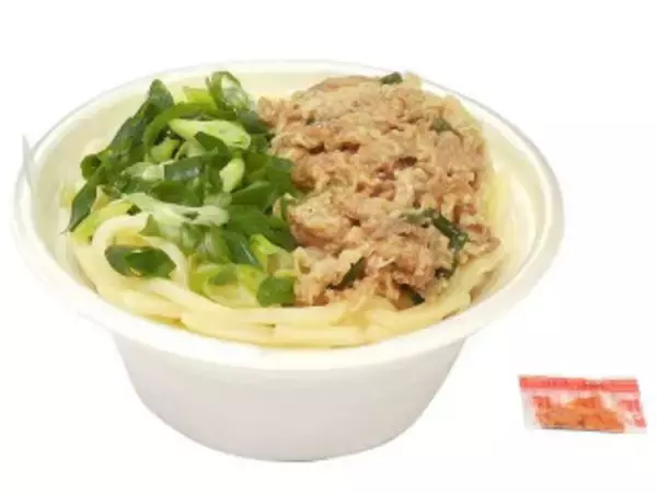 「今週新発売のうどんまとめ！『だしと玉子のやさしい味わい玉子あんかけうどん』、『辛味と旨味の大盛明太焼うどん』など♪」の画像