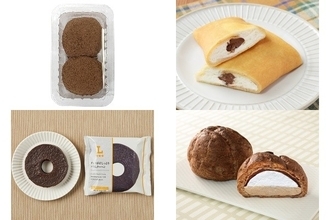 今週新発売のチョコレートスイーツまとめ！『もちとろショコラ　チョコチップ入り』、『もっちりクレープ　生チョコ＆チョコチップ』など♪