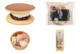 今週新発売のしっとりまとめ！『王道の生どら焼　つぶあん＆ホイップ』、『直巻おむすび　炭火焼鳥』など♪