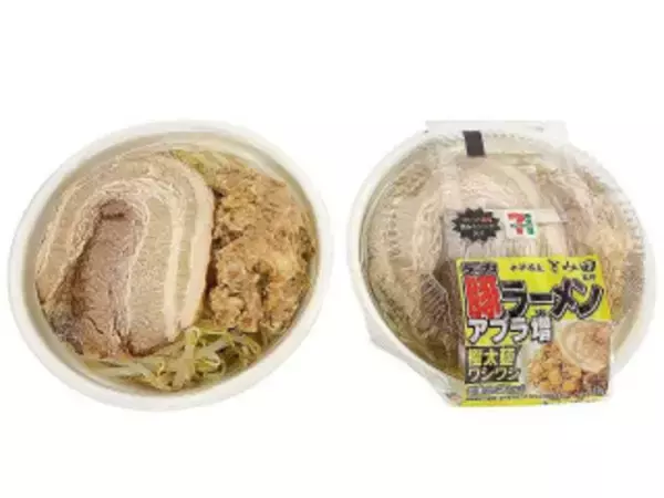「今週新発売のコンビニラーメンまとめ！『中華蕎麦とみ田監修　デカ豚ラーメン　アブラ増』、『中華蕎麦とみ田監修家系ラーメン』など♪」の画像