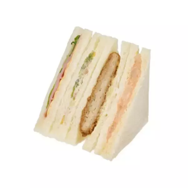 「今週新発売の和風食品まとめ！『高菜と明太子と蒸し鶏の和風パスタ』、『４種のボリュームよくばりサンド』など♪」の画像
