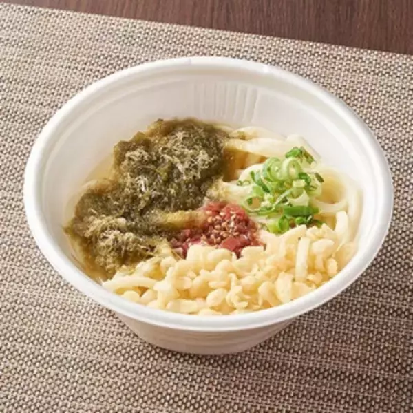 「今週新発売の昆布まとめ！『福井県産梅ととろろ昆布うどん』、『牛肉うどん』など♪」の画像