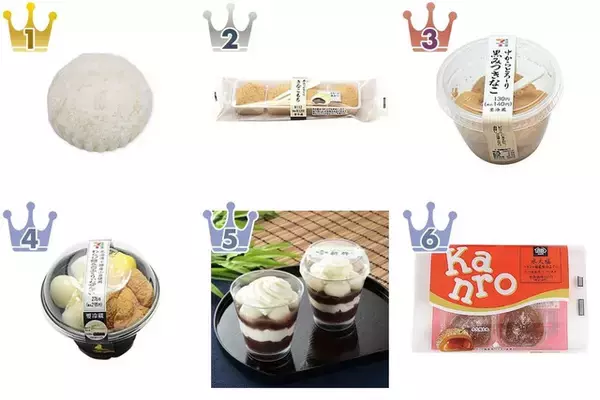黒蜜、きなこにあんこが美味しい♪『コンビニ和スイーツ』のトレンド「食べたい」人気ランキングTOP3