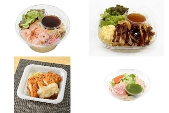 今週新発売のパスタまとめ！『プリプリ海老のパスタサラダ』、『照り焼きチキンパスタサラダ　たまごサラダ入り』など♪