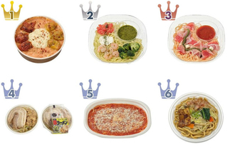 セブンの麺・パスタのトレンド人気ランキング！