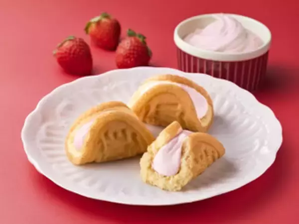 「今週新発売のいちごスイーツまとめ！『パンケーキバーガー　いちご＆ホイップ』、『ねこねこいちごケーキ』など♪」の画像