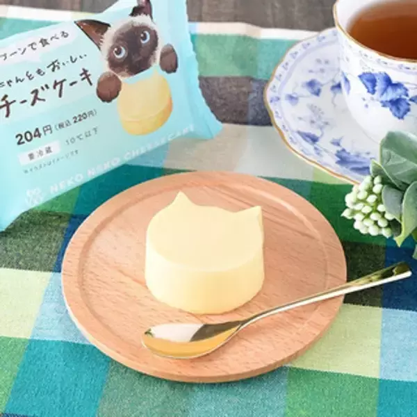 「今週新発売のケーキまとめ！『にゃんともおいしいチーズケーキ』、『りんごのレアチーズケーキ』など♪」の画像