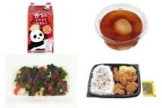 今週新発売のさっぱり味の食べものまとめ！『パンダシェフの杏仁ミルク風味　乳酸菌飲料』、『◎もっちりみたらし団子』など♪