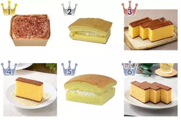 セブンの新作に注目！コンビニのカステラのトレンド人気ランキング！