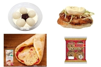 今週新発売のもちもちまとめ！『北海道十勝産小豆使用白玉クリームぜんざい』、『ナンバーガータンドリー風チキン』など♪