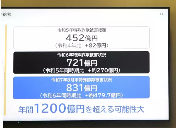被害額は過去最高の4000億円超へ「自分は大丈夫」が命取りになる2025年の防犯戦略
