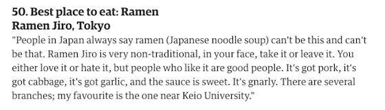 海外メディアがラーメン二郎を「世界のおいしい料理50選」に！ 「ジロリアンは善き人である」とも絶賛