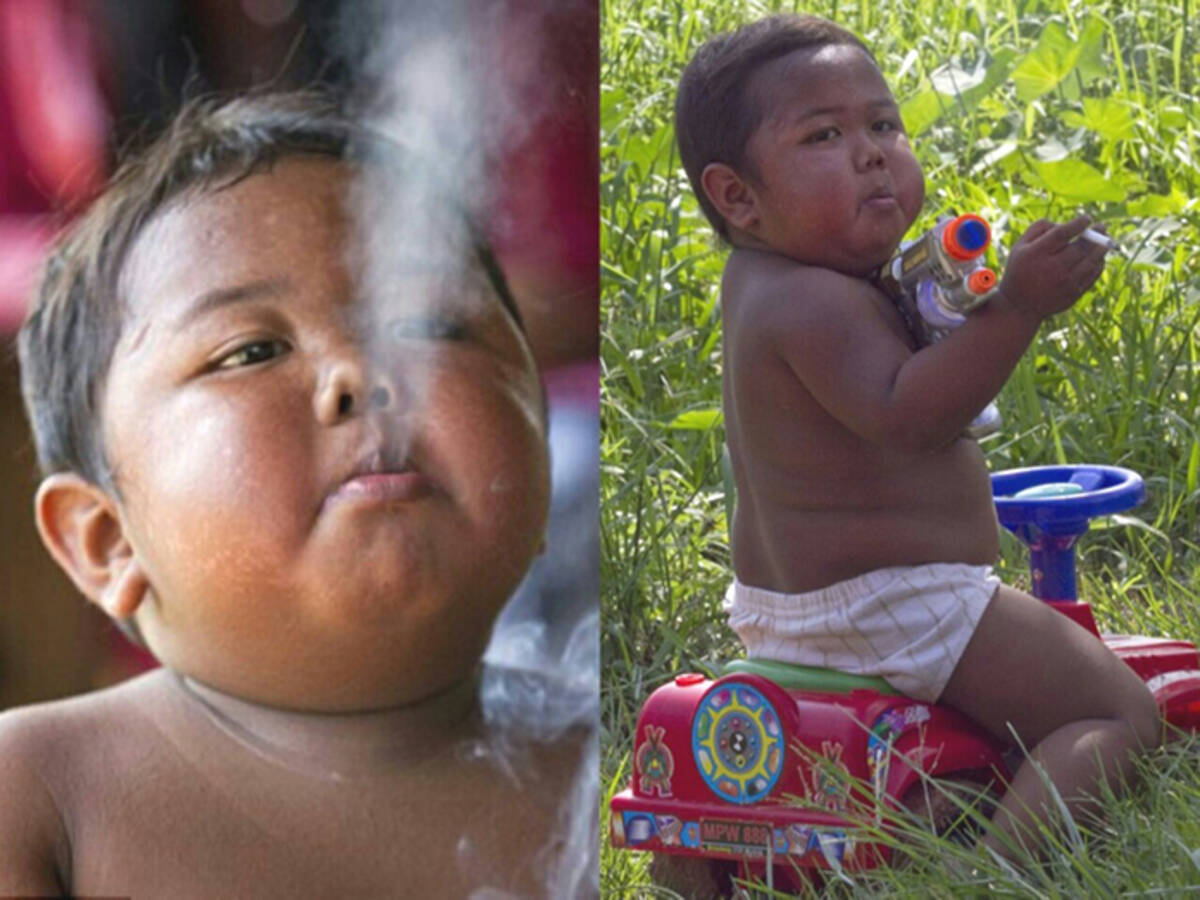 1歳でヘビースモーカーの赤ちゃん 3年かけて禁煙成功 だが反動で暴飲暴食 超肥満化も 17年5月8日 エキサイトニュース
