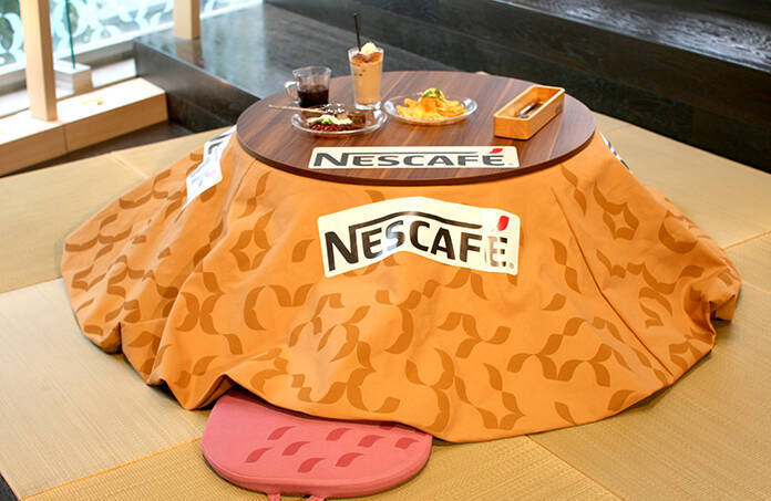 こたつカフェが今ホットな理由とは？ ネスカフェ限定イベントはひんやりスイーツとこたつの天国だった
