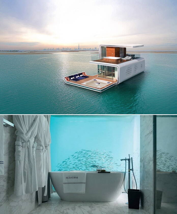 ドバイの海中住宅が住みたすぎる リビングやトイレの壁面はガラスで水中まる見え 17年9月7日 エキサイトニュース
