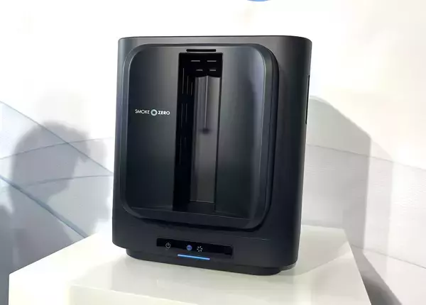 「家族のため、そして自分のため　副流煙リスクに応えるパーソナル分煙機器が148,000円で発売」の画像