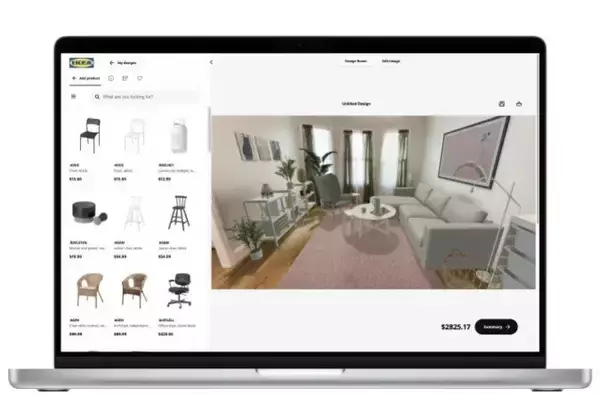 「IKEAが「家具を消したり置いたりできる」ARスキャン機能を公式アプリに実装」の画像