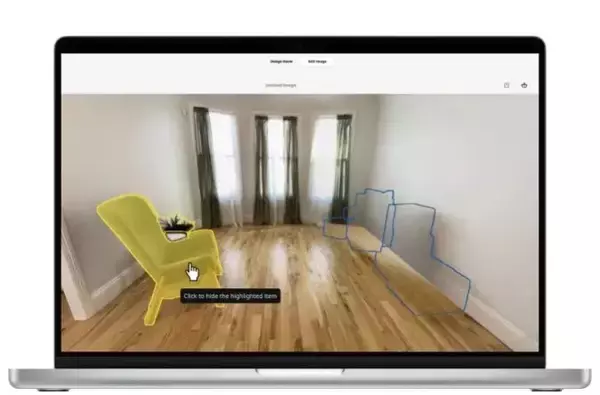 「IKEAが「家具を消したり置いたりできる」ARスキャン機能を公式アプリに実装」の画像