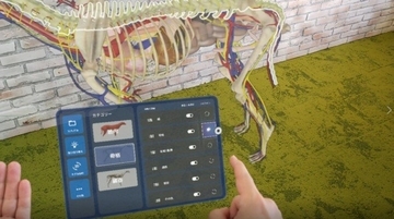 HoloLens 2で犬の体内を可視化、「デジタルアナトミーMR」が教育機関向けに運用開始