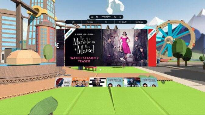 Prime VideoをVRの大画面で AmazonがVRアプリ提供開始