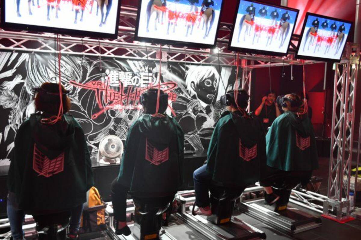 女型 から逃げろ 進撃の巨人 の名シーンを 超 体感できるvrアトラクションが開発中 体験レポあり 2018年8月21日 エキサイトニュース