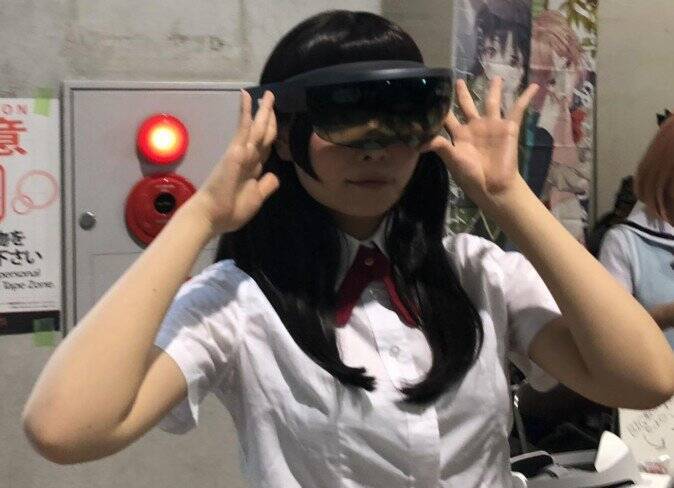 「コミケ会場でサークル名が空中に浮かぶメガネ」HoloLensで実現