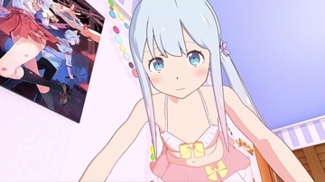 スマホで体験できる「エロマンガ先生」のVRアプリ、 水着編が発売！