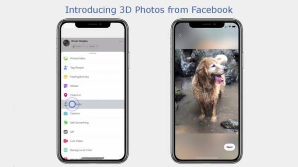 フェイスブック 写真から3d画像を作成 投稿する機能追加 18年10月12日 エキサイトニュース