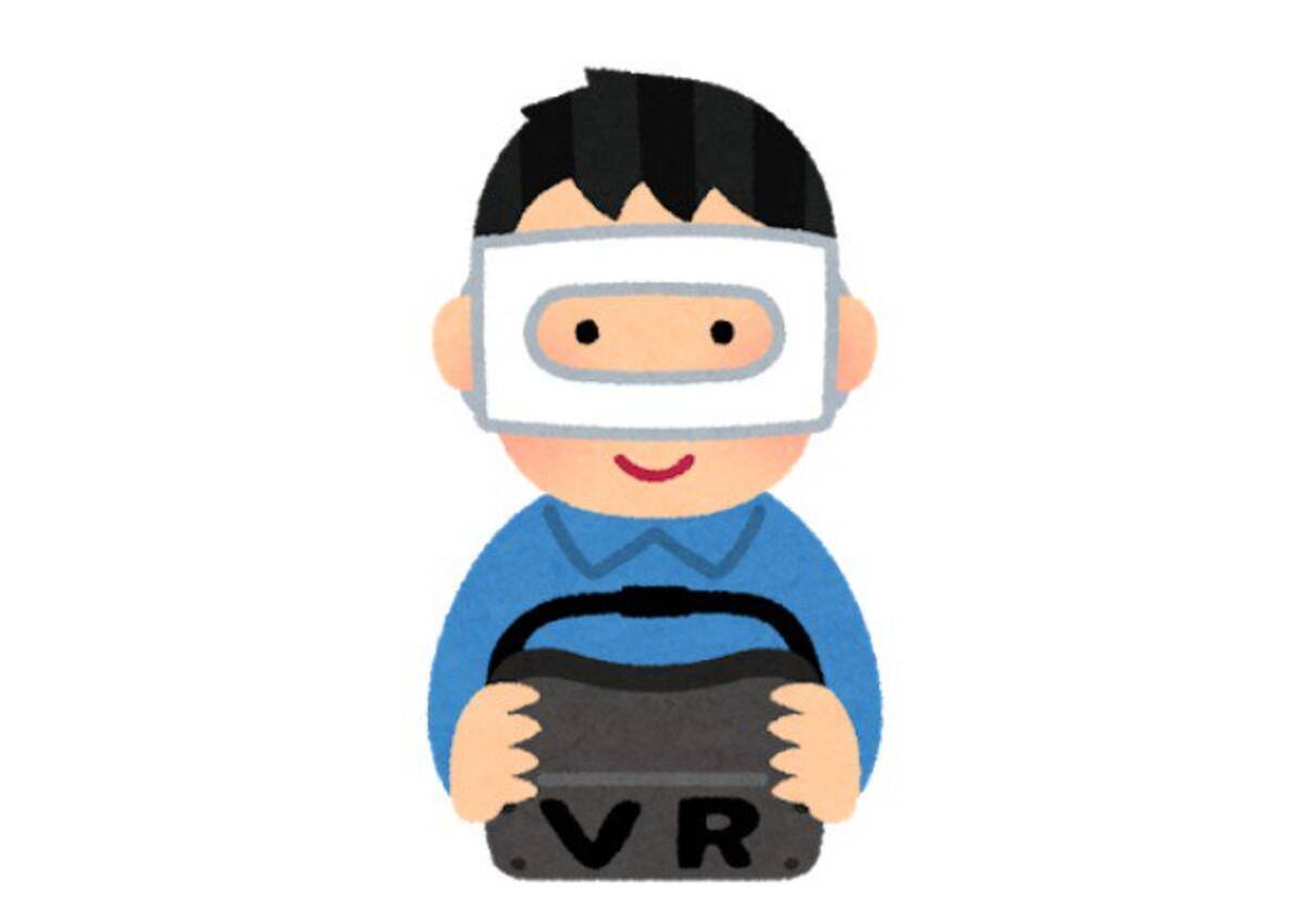 Vr体験用マスク のフリー素材イラスト いらすとやが公開 18年2月21日 エキサイトニュース