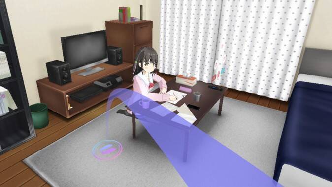 美少女と2人で同居生活 アニメ One Room のvrアプリが発売 18年7月6日 エキサイトニュース