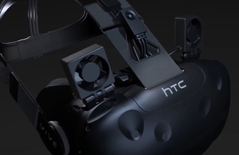 汗をかかずにVR 装着を快適にするVive用冷却ファン「Vive N Chill」