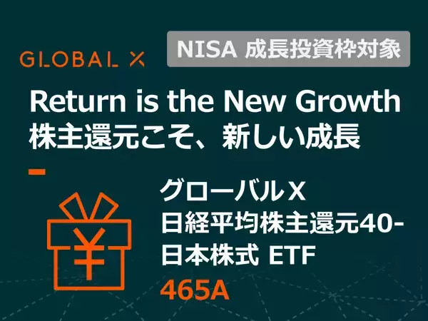 465A：グローバルＸ 日経平均株主還元40-日本株式 ETF