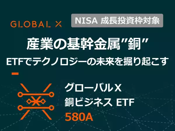 580A：グローバルＸ 銅ビジネス ETF