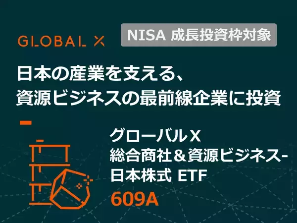 609A：グローバルＸ 総合商社＆資源ビジネス-日本株式 ETF