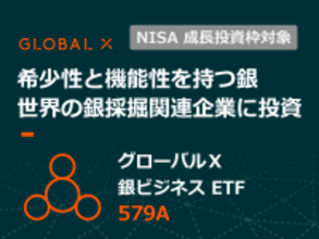 579A：グローバルＸ 銀ビジネス ETF