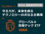 「466A：グローバルＸ 防衛テック ETF」の画像1