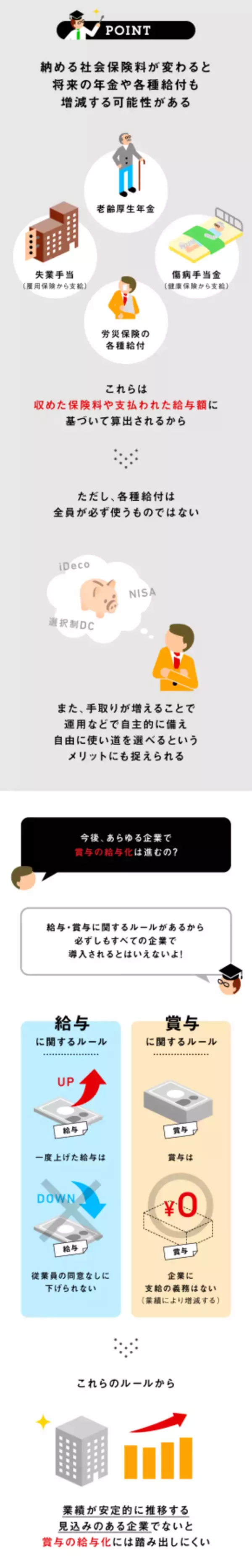 「大企業が導入し始めている「賞与の給与化」のメリットとは？」の画像