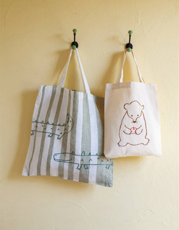 ししゅう枠を使わなくてもok イラスト刺しゅうで小物作り 14年5月27日 エキサイトニュース