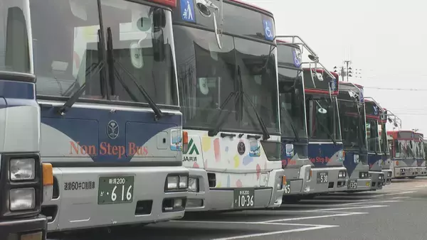 「どうなる路線バス…運転手不足で一部路線では土日の運行取りやめも　現在の運行本数維持できず　新潟市」の画像