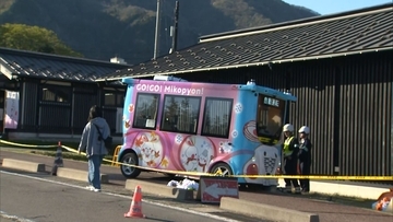 「人が車の下敷きに…」“自動運転バス”が歩行者2人と衝突する事故  男女2人が救急搬送「当時は手動運転」新潟・弥彦村