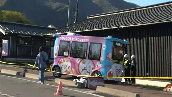 「人が車の下敷きに…」“自動運転バス”が歩行者2人と衝突する事故  男女2人が救急搬送「当時は手動運転」新潟・弥彦村