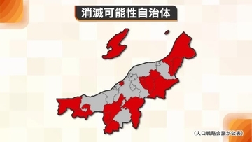 “消滅可能性” 新潟県は６割の“１８市町村”が該当　自立持続可能性はゼロ…対策は急務【自治体リスト】