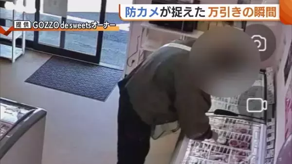 鯛焼き複数個盗む…防犯カメラが捉えた“万引き”の瞬間 冷凍スイーツ無人販売店で被害相次ぐ「自首してほしい」新潟