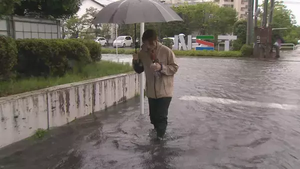 「“巨大トンネル工事”の進捗は？「排水能力が追いついていない」大雨で“道路冠水”の新潟市　被害軽減へ雨水流す」の画像