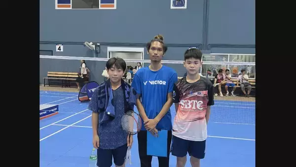 「【バドミントン】世代別日本代表！進化続ける新潟市の中学2年生　当初は予選敗退続くも“海外遠征”が転機に「小さい力で相手を押す」　将来の夢は全英オープン優勝！」の画像