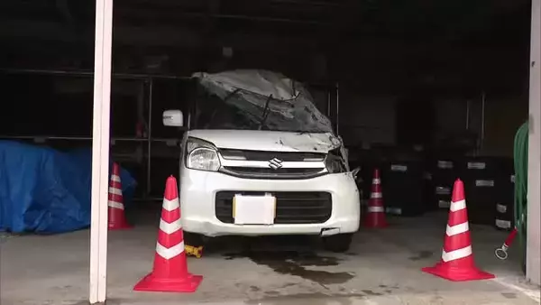 互いに“危険運転”…あおり運転の車の追い越しを幅寄せで許さず電柱に衝突　運転手2人を逮捕　新潟・江南区