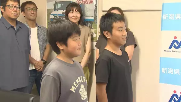 「歩道で頭から血を流して倒れていた高齢女性…発見した小学生2人が“止血”し救助「冷静な判断できた」新潟」の画像