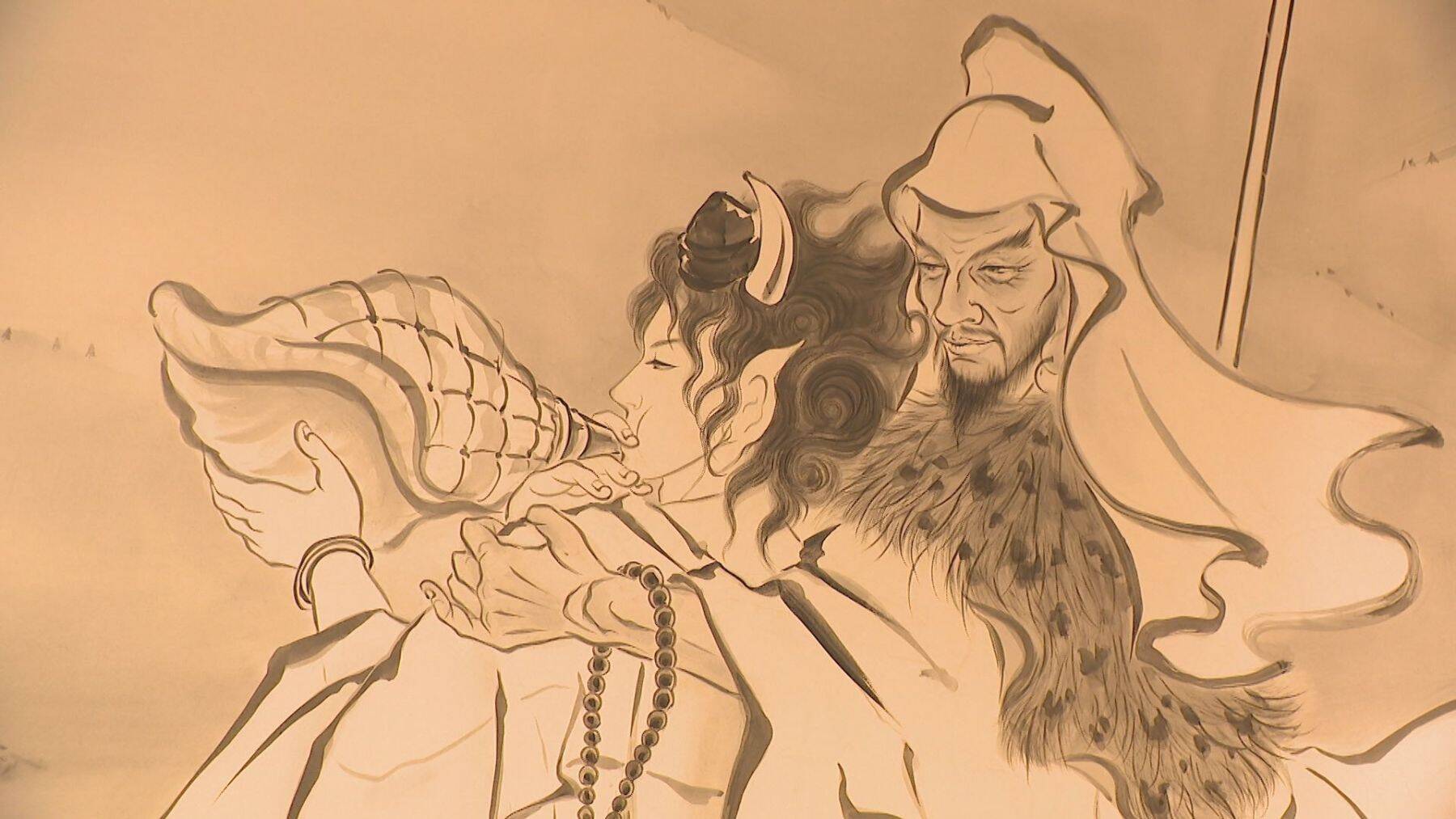 国上寺の“イケメン絵巻” 第1弾は物議醸すも…期間限定で新作公開！「新旧合わせて楽しんで」新潟・燕市