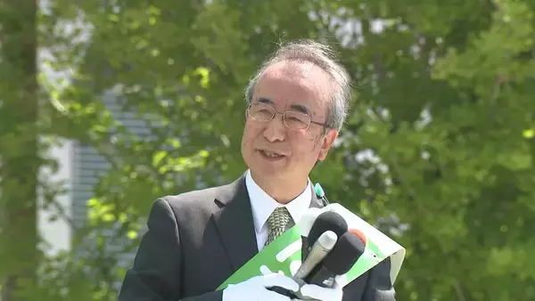 【新潟知事選2026】3期目目指す現職・花角英世氏の第一声「経済社会に活力のある新潟を」
