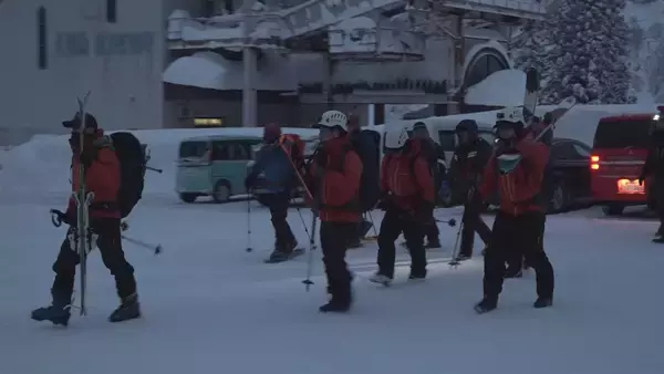 「滑った跡があったのでいけると…」中国籍や台湾籍の男性6人が一時遭難も無事救助　雪を掘って作った穴で一晩ビバーク